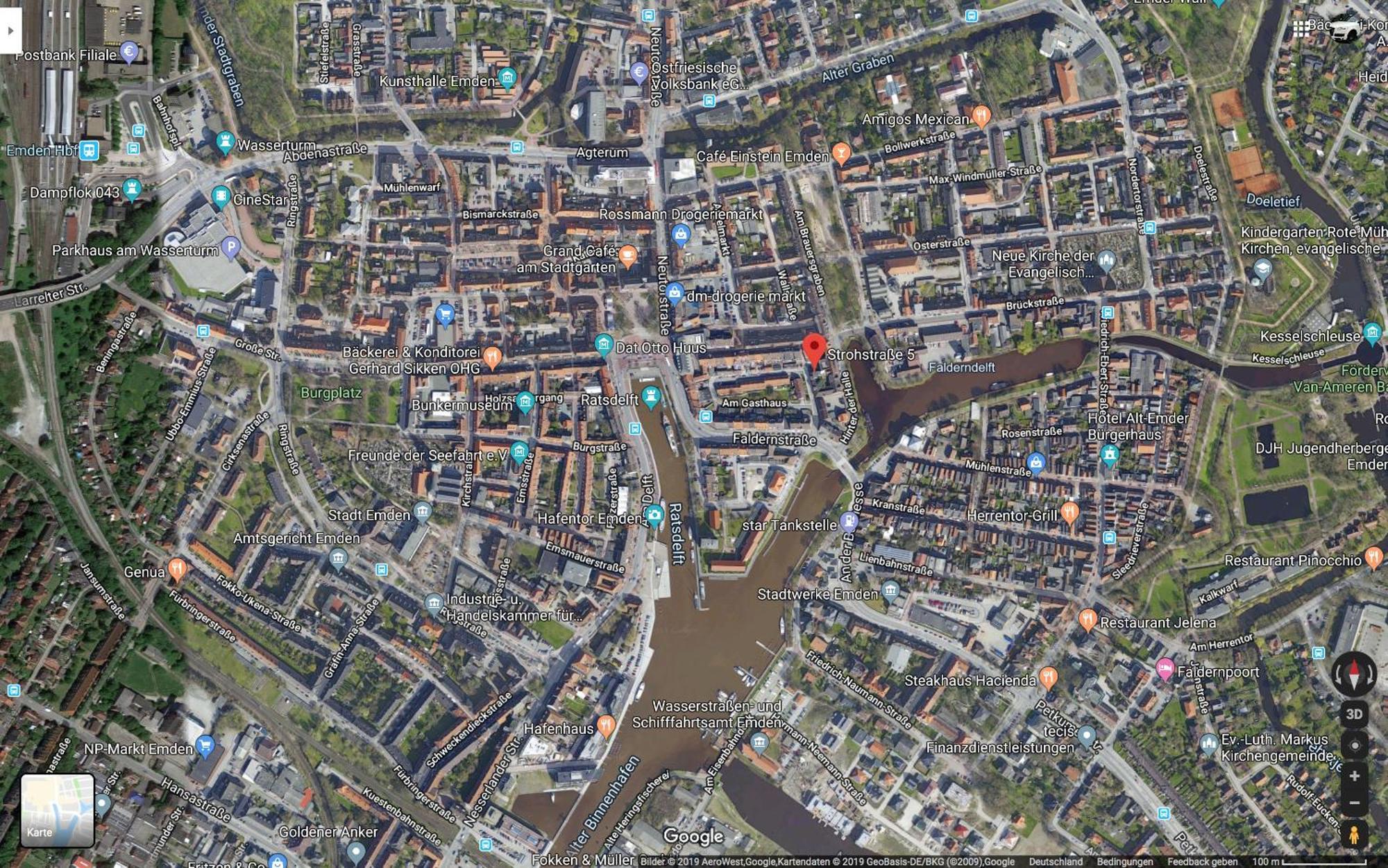 Ferienwohnung Domizil Am Delft II เอมเดน ภายนอก รูปภาพ